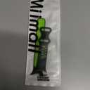 Miimall Compatible for Google Pixel Watch 4(2025) 3 2 1 41mm Bands, Soft Silicone Waterproof Sport Wristband Strap Band for Google Pixel Watch 4/3/2/1 for Women Men (Large, Black-Green)