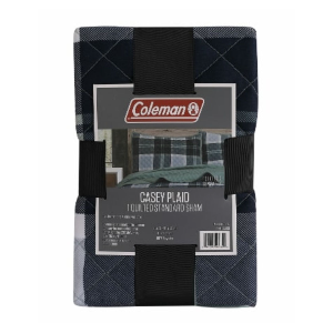 Coleman Quilted Standard Sham - Gregory Plaid  20x26 inch