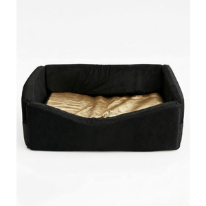 JOEJOY Dog Car Seat for Large Medium Sized Dogs Under 55 lbs, Dog Booster Seat for 2 Small Dogs with Detachable Washable Cover, Memory Foam Pet Car Seat with 2 Safety Belts and Storage Pockets