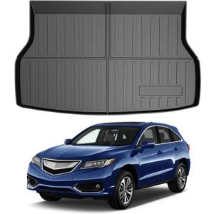Mixsuper Custom Fit Cargo Liner for Acura RDX 2013-2018 Trunk Mat All Weather Rear Cargo Mat Trunk Liner Black