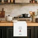 Kitchen Towels - White, Microfiber, 16x24 Inch, Farmhouse Style, Highly Absorbent, Durable, Perfect for Kitchen and Gifts