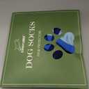 EXPAWLORER Anti Slip Dog Socks to Prevent Licking Paws,Dog Shoes for Cold Winter, Dog Booties for Hardwood Floors, Dog Boots & Paw Protectors with Grippers for Small Medium Large Senior Dogs Blue XL