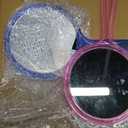 3 x OMIRO Hand Mirror, Double-Sided Handheld Mirror 1X/3X Magnifying Mirror with Handle, Set of 3 (Mix Colors)