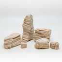 Aquarium Rocks 5LB Fish Tank Stone 2-5 inch Natural Pagoda Rocks for Aquascaping Landscaping Models Terrariums Reptile and Amphibian Enclosures-4-5Pcs