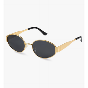 livho 2025 Trendy Oval Sunglasses - Stylish Polarized Shades for Everyday - Retro Metal Frames