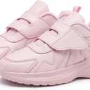 Kids Sneakers Lightweight Fashion Girls Boys Running Shoes (4 Big Kid, Pink)