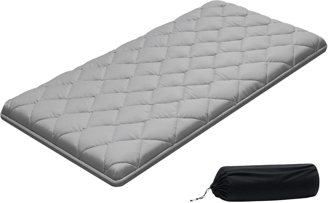 VEVOR Japanese Floor Mattress, Futon Mattress, 100% High Density Comfortable Foam, Foldable Tatami Mat with Storage Bag, Sleeping Pad for Camping Dormitory Yoga