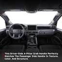 Driver Side A-Pillar Grab Handle for Toyota Tacoma Gen 4th (2024-2026), OEM-Style Texture, Matches Passenger Side, Sturdy & No Creaking Noise, Easy Installation