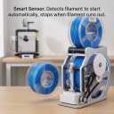 Electric 3D Filament Respooler, 3D Industrial Filament Respooler Machine, Automatic Spool Winder Machine with Smart Start & Stop, Adjustable Tension Control, Wrap Neatly Without Tangling