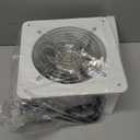 8 inch Exhaust Fan, 735CFM Wall Mounted Vent Fans, Ventilation Fan Bathroom Garage Attic Exhaust Fan Ceiling and Wall Mount Fan for Kitchen/Bathroom, 110V 80W