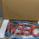MaxLit- Oval Shaped LED Tube Neon Open Sign -Large Size -24'' X 12'' (Blue/Red)