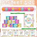 24 Pcs Easter Slap Bracelets Bulk Easter Basket Stuffers Snap Wristband with Cards for Egg Hunt Egg Fillers Gifts Sunday School Party Favors