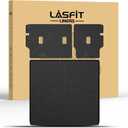 LASFIT Cargo Mat with Backrest Mat for Honda Passport 2026, All Weather TPE Custom Fit Trunk Mat Trunk Liner Trunk Tray Cargo Liner Cargo Tray with Seatback Cover, Black