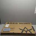 ARES WING Foldable Sim Racing Wheel Stand with Chair Fixing Slot, Formula and GT Racing Simulator Cockpit Compatible with Fanatec, Thrustmaster, Logitech, Moza, Racing Games on PS5, PS4, Xbox and PC