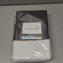 Curtainworks Kendall Color Block Grommet Curtain Panel, 120 inch, White