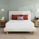 EGO White 12 inch Queen Memory Foam Mattress, Cooling Gel Green Tea Mattress Bed in a Box, Made in USA, CertiPUR-US Certified, Double Mattress, 60"×80", Medium Firm