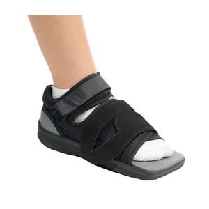 United Ortho Post-Op Shoe - Orthopedic Adjustable Recovery Shoe For Broken Foot or Toe, Post Surgery, Lightweight Medical Shoe, Left or Right Foot, (Men's X-large) (Black)