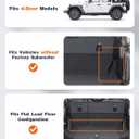 Floor Mats for 2018-2026 Jeep Wrangler JL 4-Door W/O Subwoofer