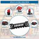 Wall Holder for Milwaukee M12/M18 Battery & Mount for M12-18C/FC Charger