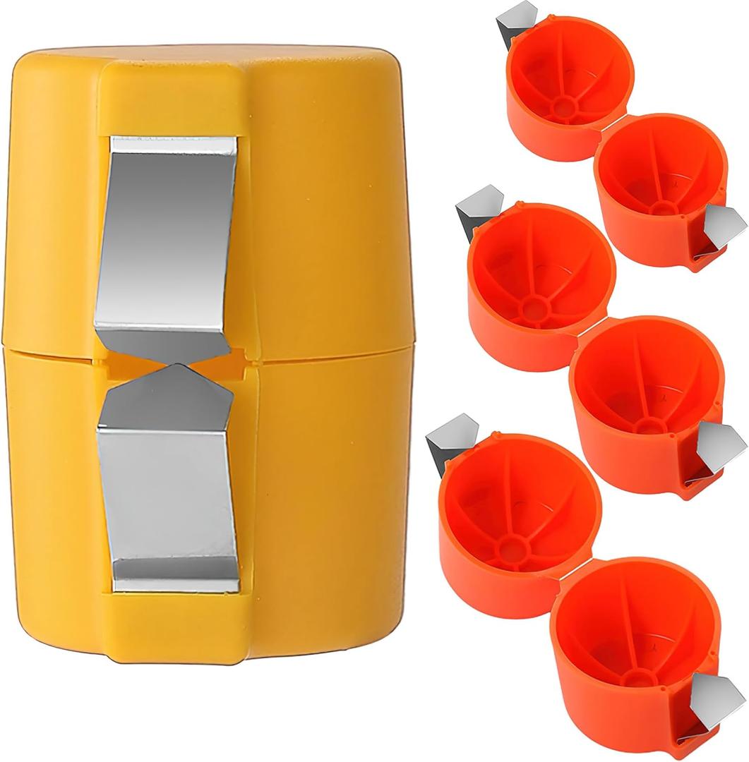 Egg Shell Opener, 2025 New Egg Cracker Tool for Raw Eggs, Handheld Eggs Breaker Multifunctional Egg Cutter Egg Cracker(3Pcs)