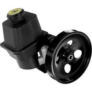 Power Steering Pump 20-65990 for 2002-2009 Trailblazer/Trailblazer EXT & Envoy/Envoy XUV 4.2L & 2004-2007 Rainier 4.2L & 2002-2004 Bravada 4.2L & 2007-2008 Ascender 4.2L & 2006-2009 9-7x 4.2i
