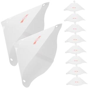 MUCKLILY 10pcs Disposable Paper Filters for Printers White Filter Accessory for Efficient Light Curing and Recycling