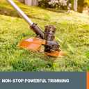 Worx Cordless String Trimmer, 13'' Electric Weed Wacker with Auto Feed, 40V Lightweight Weed Eater with Dual-exit Cutting Head, 2 Batteries & Charger Included, WG183