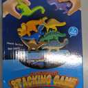 Dinosaur Toys for Kids 3-5: Wooden Stacking Montessori Toys for 3 4 5 6 7 8 Year Old Boys Girls Birthday Gifts for Kid Ages 4-8 Balance Competition Game for Family Stocking Stuffers