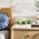 Uguisu 1pcs Fake Plants Indoor Artificial Plants Small Faux Plants Desk Decor Bathroom Decoration Home Decor Room Decoration Aesthetics. (A1)