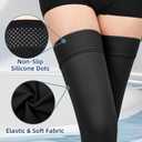 20-30 mmHg Compression Stockings for Women & Men,Thigh High Medical Compression Socks,Support Graduated Compression Hose Sock for Treatment Varicose Veins Swelling-Closed Toe/Open Toe/Footless