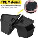 PUOENI New 2025 2026 Model Y Juniper Rear Trunk Storage Bins with Lids 2PCS Refresh Model Y Rear Trunk Storage Box TPE Waterproof Trunk Organizer for Model Y Juniper Interior Accessories