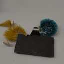 Amyhill 4 Pcs Bottle Brush Trees Christmas Stocking Holders for Mantle Metal Weighted Xmas Tree Stocking Holders Mini Christmas Village Trees with Non-Skid for Xmas Home Fireplace Holiday Decor