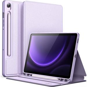 JETech Case for Samsung Galaxy Tab S10 Lite / S10 FE / S9 FE 10.9-Inch with S Pen Holder, Slim Folio Stand Protective Tablet Cover, Multi-Angle Viewing (Lavender)
