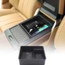 HAPPYHORSE Car armrest Organizer Storage Box Compatible with Land Rover Range Rover Sport/Vogue 2023+ Center Console armrest Storage Box Organizer Tray Accessories (Low with no Refrigerator)