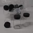 Dicunoy 16 Pack 17 OZ Plastic Spice Containers, Large Seasoning Jars with Shaker Lids, Reusable Empty Storage Bottle for Kitchen Storing Spice, Powders