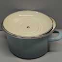 Le Creuset Enamel on Steel Traditional Petite Stockpot, 3.8qt., Sea Salt