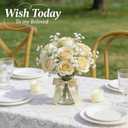 200 Pcs Artificial Baby's Breath Flowers Bulk, Real Touch White Gypsophila Fake Flowers with Bendable Stems for Wedding Bouquets, Centerpieces, DIY Crafts, Home Garden Decor