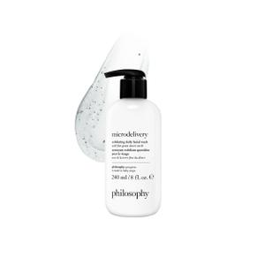 philosophy microdelivery exfoliating daily facial wash - with fine grain desert earth & gentle amino acids - scrubs away impurities & dead skin cells to alleviate dryness and rough texture
