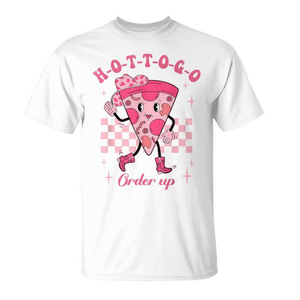 The Midwest Call Me Hot Retro Pizza Hot-To-Go T-Shirt, 2XL