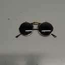 J&L Glasses Retro Flip-Up Round Goggles Steampunk Sunglasses