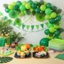 120 Pcs Square Paper Plates, Disposable Square Birthday Party Dessert Plates, Paper Dinner Plate for Party Theme Decorations Wedding Halloween Bridal Shower(Black, Grass green, Dark green, 7 Inch)