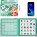 Magnetic Memory Matching Games for Toddlers Ages 3 +,Travel Games for Kids, Fun Educational Toys for Summer Camp & Road Trips.