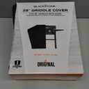 Blackstone 5483 Griddle Cover Fits 28 inches Griddle Cooking Station with Hood Water Resistant, Weather Resistant, Heavy Duty 600D Polyester Flat Top Gas Grill Cover with Cinch Straps 28" Black