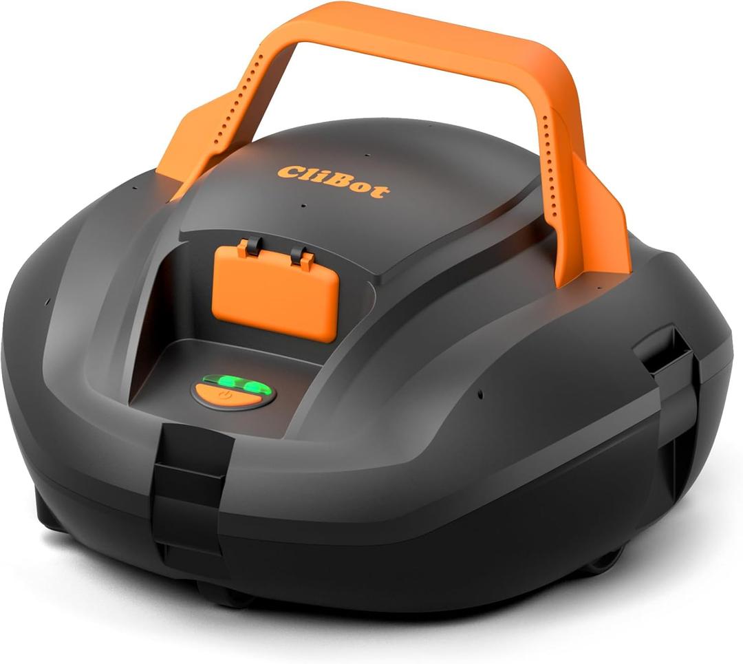 S1 Cordless Pool Vacuum, Automatic Pool Cleaner Robot with 120 Min Runtime, Powerful Dual-Motor, Auto Park, 2 Cleaning Paths, for Above Ground Pools and Flat In-Ground Pools up to 850 Sq.Ft