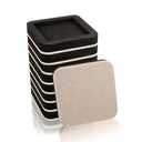 Upgraded Felt Furniture Sliders for Hardwood Floors – 8 PCS 4" Furniture Movers Sliders with Unique Groove Design, Easily Move Any Item While Protect The Floor