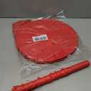Red Pinata Red Circle Round Blank Pinata with Bat Stick Blindfold Confetti for Kids Birthday Wedding Celebration Baby Shower Carnival Party Supplies,13 x 13 x 3.15 Inches