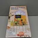 Drink Dispenser,2 Gallon Drink Dispensers for Parties,Beverage Dispenser with Stand,Glass Lid and Stainless Steel Spigot Leak-proof, Ideal for Lemonade,Juice, Tea, and Party Drinks