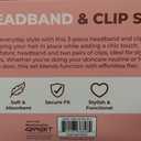 3 x Orbit Headband And Clip Set, Red