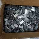 Open Serrated Seals for 5/8" PET Polyester Strapping, Pack of 750 - Heavy-Duty Metal Clips for Pallet Banding, Secure Packaging and Shipping