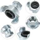 QWORK Iron Air Hose Fitting, 1/2" NPT Female Ends, Universal Fitting, 2 Pack